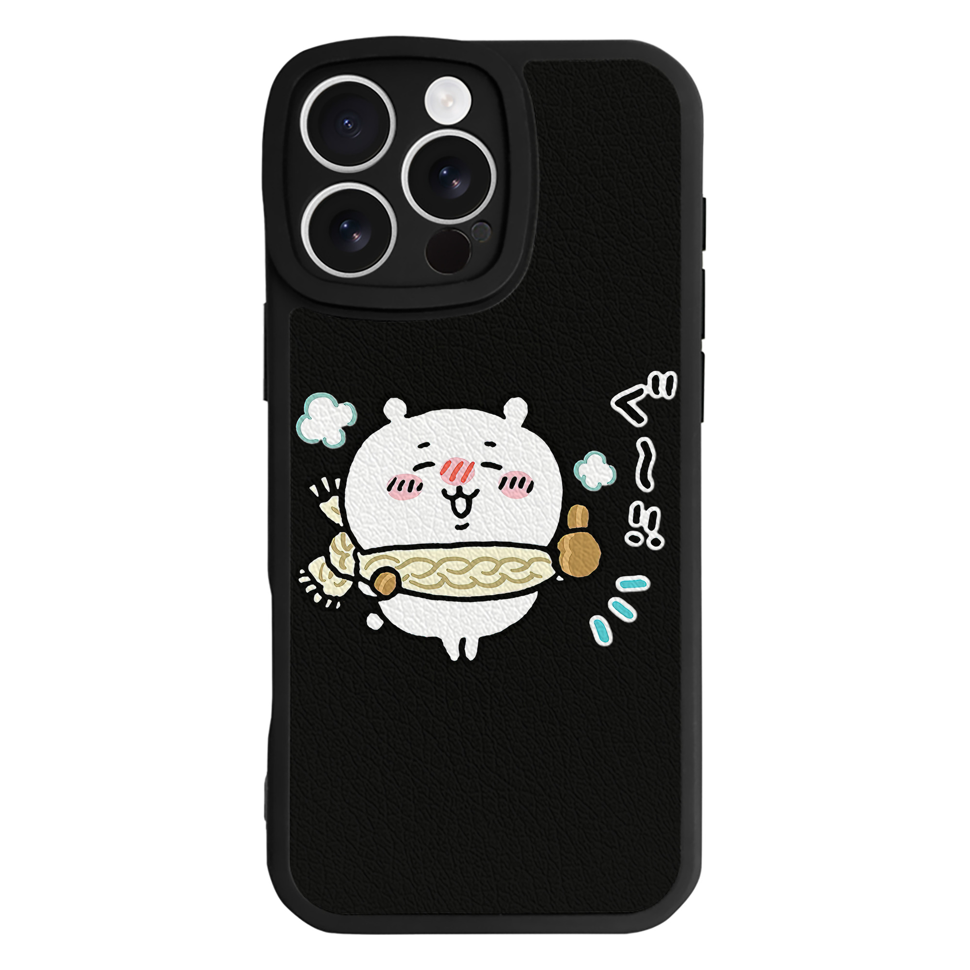 （画像用） ちいかわ ちいかわ Chii-kawa chiikawa 【iPhone 16シリーズ対応】シリコンスマホケース（レザー調） 材質：シリコン